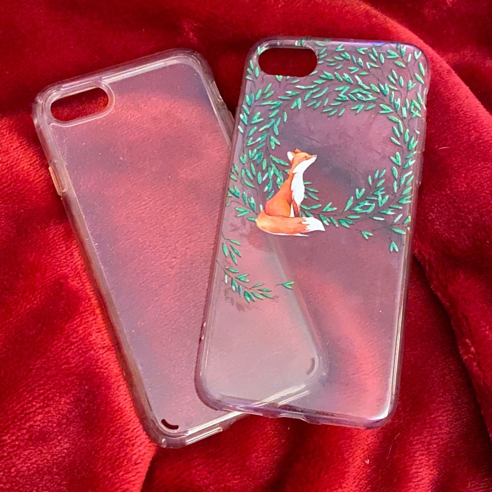 Two iPhone 7-8 Clear Cases